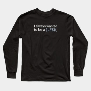 Character class: Cleric Long Sleeve T-Shirt